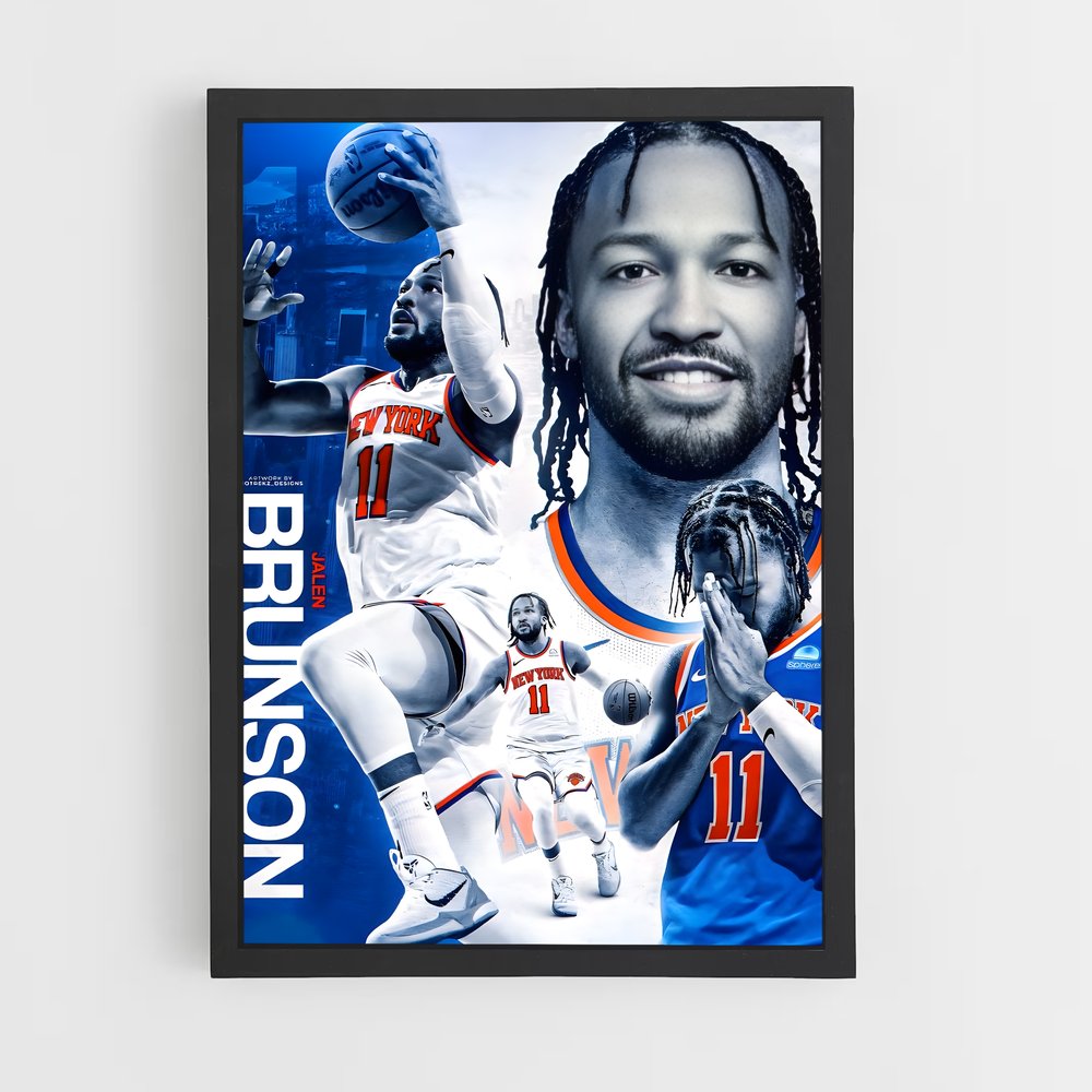 Poster Knicks Nouveau Chic – affiche Basketball (vue 2)